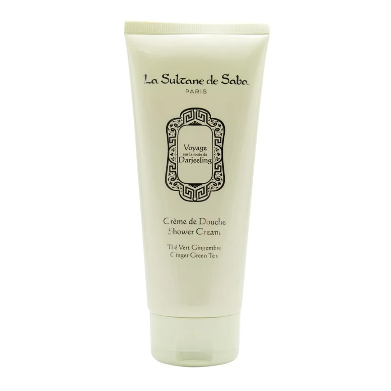 Крем для душу з ароматом зеленого чаю та імбиру LA SULTANE DE SABA Shower Cream Ginger and Green Tea 200 мл