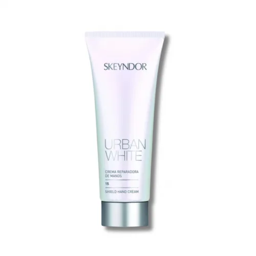 Захисний освітлювальний крем для рук - Skeyndor Urban White Shield Hand Cream SPF15