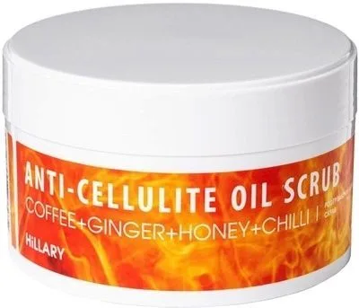 Антицелюлітний розігріваючий скраб для тіла Hillary Anticellulite Oil Scrub