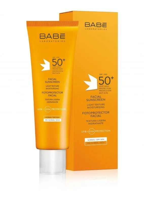 Babe Sun Сонцезахисний крем для обличчя SPF50+ з легкою текстурою