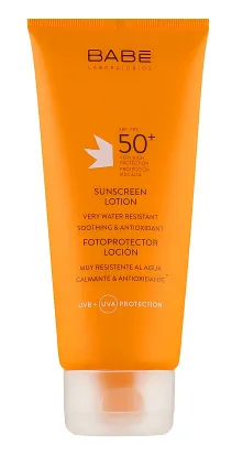 Babe Sun Сонцезахисний лосьйон SPF50+ із заспокійливим ефектом
