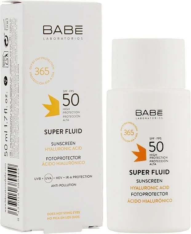 Babe Sun Сонцезахисний супер флюїд SPF50+ для всіх типів шкіри