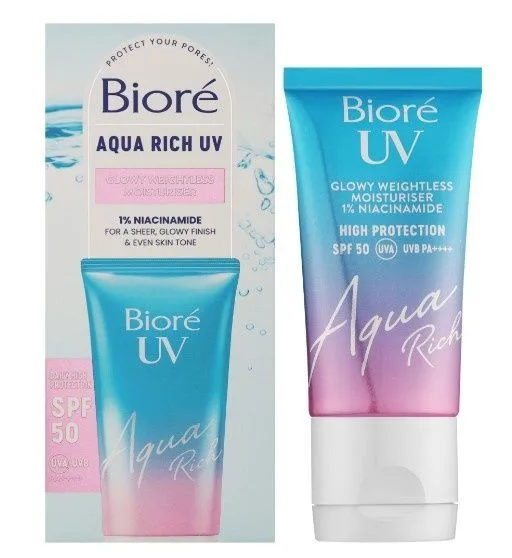 Biore Крем зволожуючий Aqua Rich Glow (SPF50)