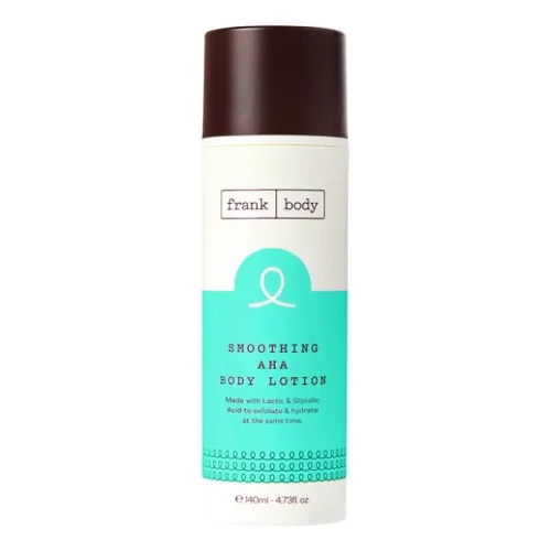 Розгладжуючий лосьйон для тіла з AHA кислотами FRANK BODY Smoothing AHA Body Lotion — обʼєм 140 мл