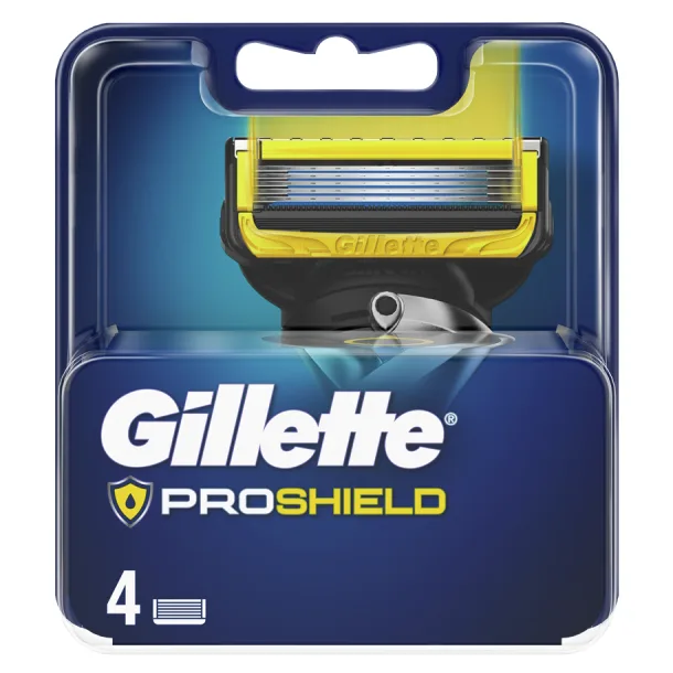 Касети для Гоління Джилет Фьюжн 5 “Про Шилд” - Gillette Fusion 5 Proshield 4 Refill Cassettes
