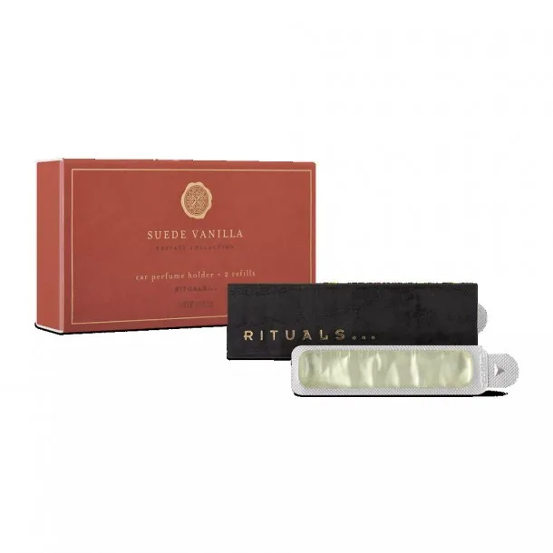Автомобильний Парфум Рітуалс Замша Ваніль - Rituals Suede Vanilla Car Perfume Private Collection +2 Refills 6 g