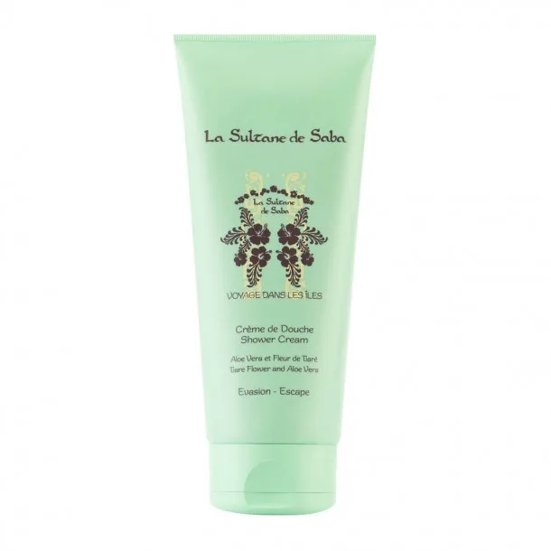 Крем для Душа з Ароматом Тіаре та Алое Віра Султан де Саба - La Sultane de Saba Tiare Flower and Aloe Vera 200 g