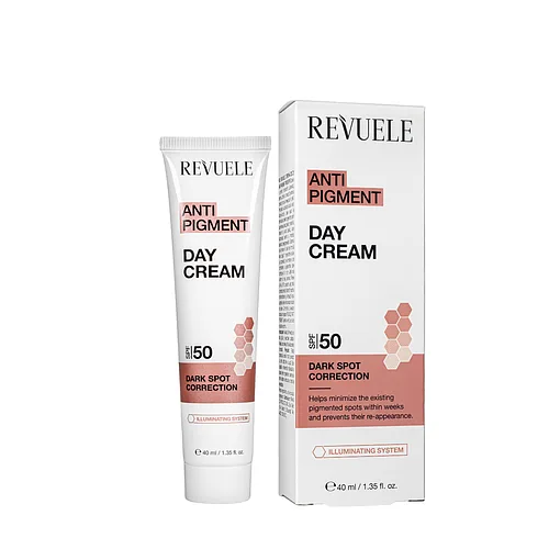 Крем для обличчя відбілюючий антипігмент Revuele Anti Pigment Day Cream SPF 50, 40 мл