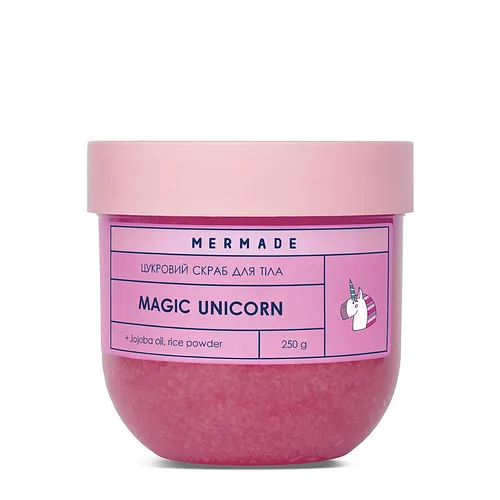 Скраб для тіла цукровий Mermade Magic аромат "Зефір" 250 г