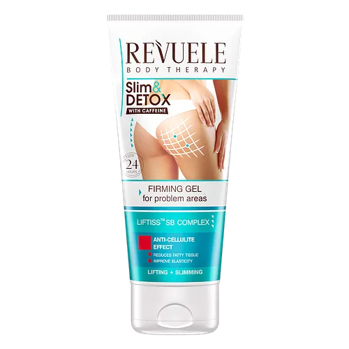 Revuele Slim & Detox With Caffeine стайлінг гель для зміцнення шкіри 200 мл