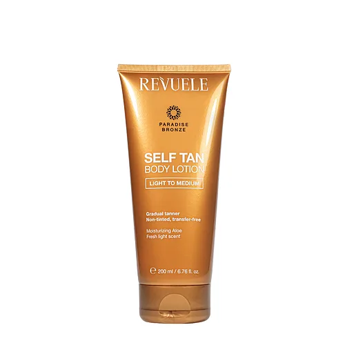 Лосьйон для автозасмаги тіла Revuele Self Tan Body Lotion Light to Medium 200 мл