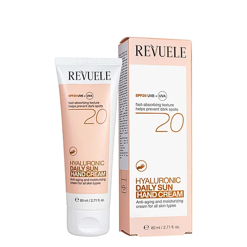 Revuele Daily Sun Hyaluronic Hand Cream SPF 20 SPF 20 80 мл