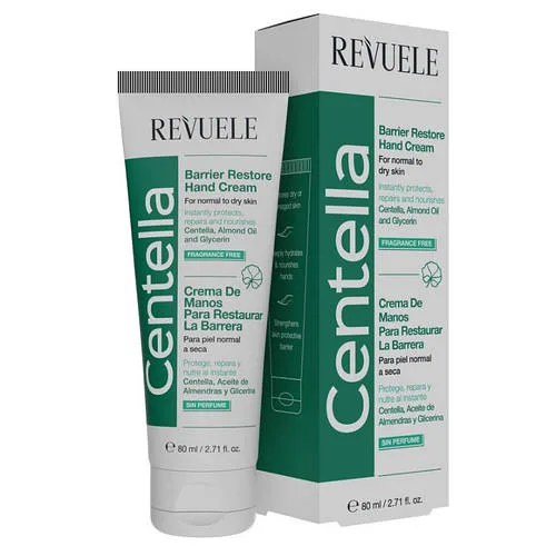 Крем-бар'єр для рук відновлювальний Revuele Centella Barrier Restore Hand Cream 80 мл