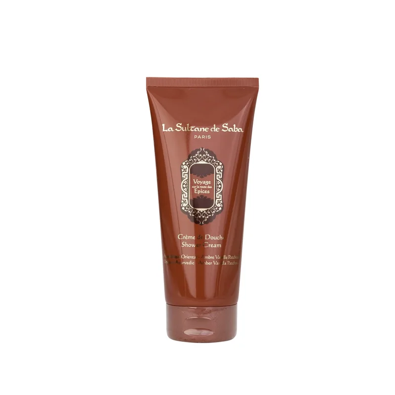 Крем-гель для душу Аюрведичний LA SULTANE DE SABA Shower Cream Oriental Ayurvedic Amber Vanilla Patchouli — обʼєм 200 мл