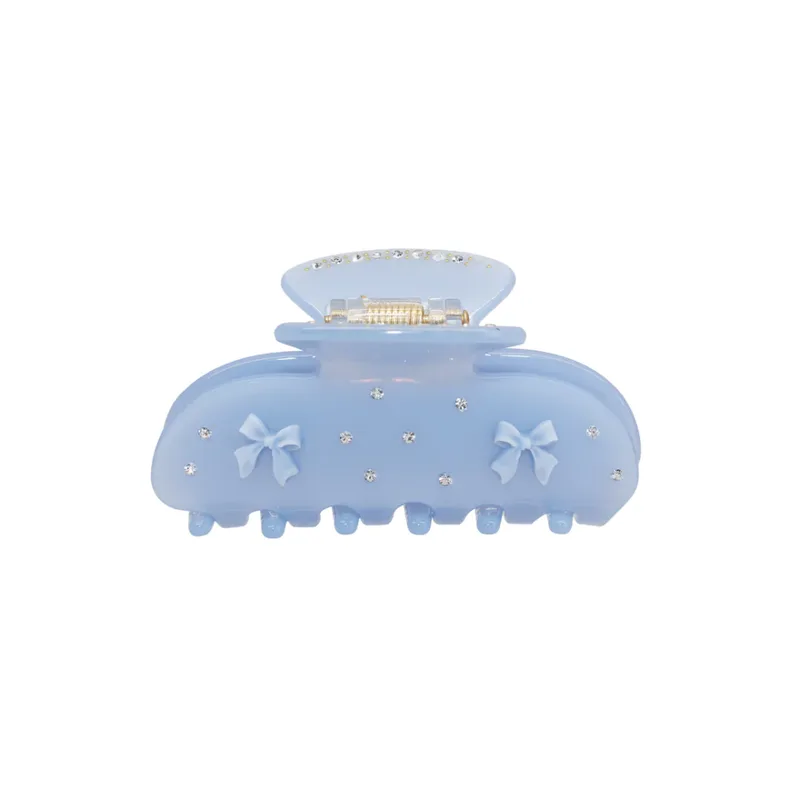 EMI JAY SWEETHEART CLIP IN BLUE RIBBON Крабик для волосся "Blue Ribbon"