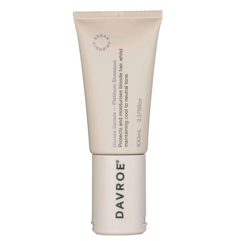 DAVROE Blonde Senses Toning Shampoo Тонуючий шампунь блонд для світлого та сивого волосся