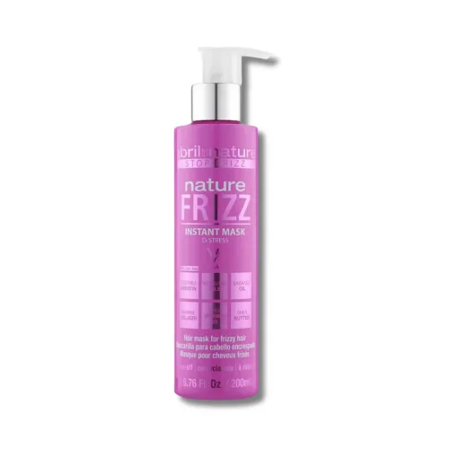 Маска для вирівнювання волосся - Abril et nature Instant Mask Nature Frizz
