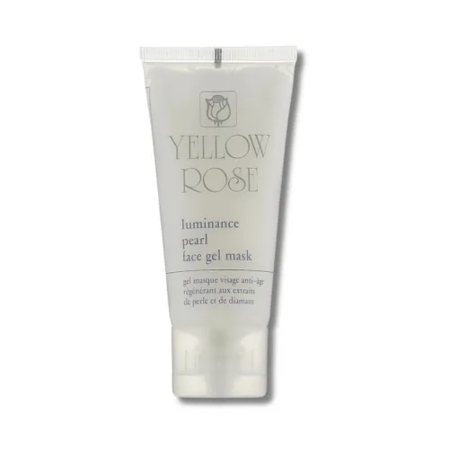 Гелева маска для обличчя з перлинами - Yellow Rose Luminance Pearl Face Gel Mask 1шт