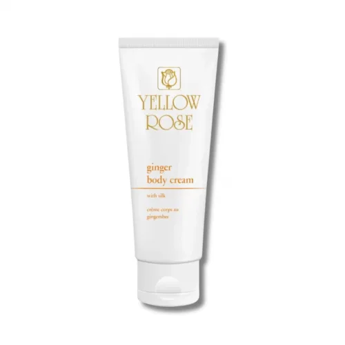 Масажний крем з золотом, імбиром і протеїнами шовку - Yellow Rose Ginger Body Cream with Silk Golden Line