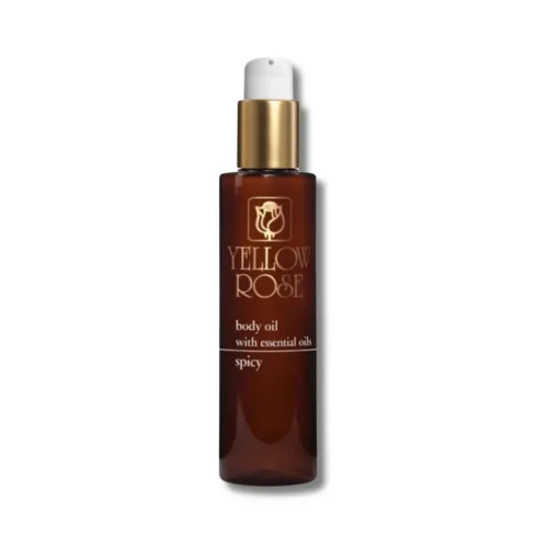 Масажна олія з східними спеціями - Yellow Rose Body Massage Oil with spicy