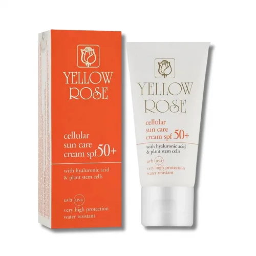 Антивіковий сонцезахисний крем SPF50 зі стовбуровими клітинами - Yellow Rose Cellular Sun Care Cream SPF50 10ml