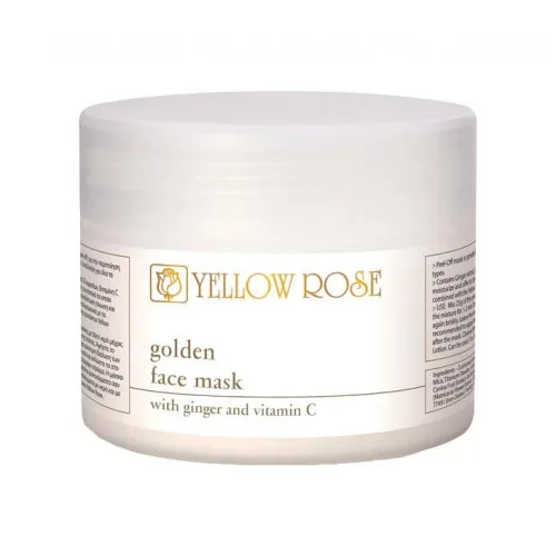 Альгінатна маска для обличчя з золотом - Yellow Rose Golden Line Face Peel-of Mask 25g
