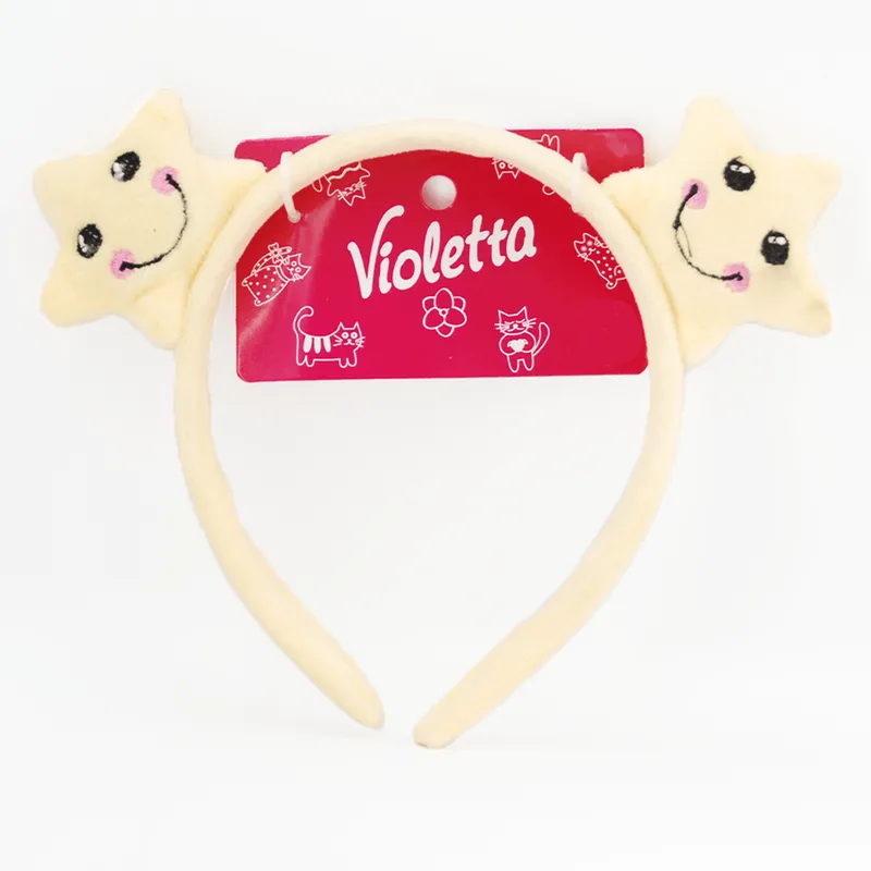 Violetta обідок для волосся з двома зірочками