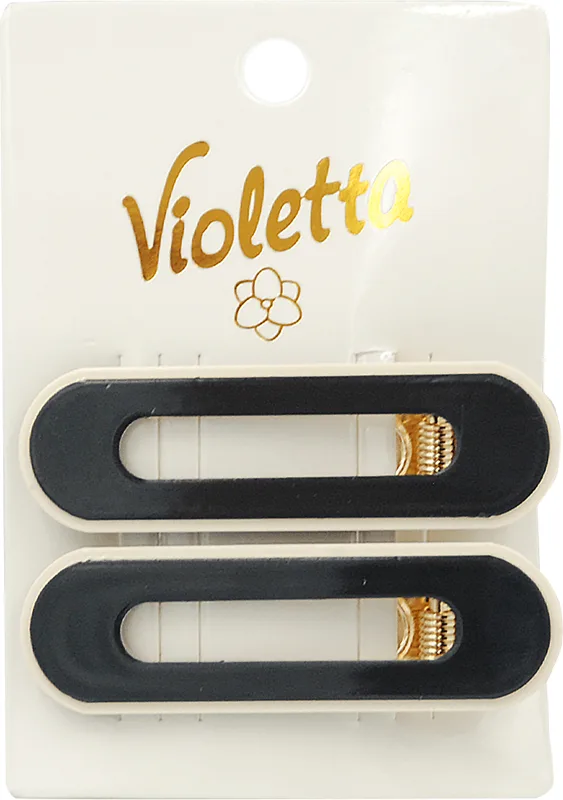 Мінімалістичні заколки для волосся Violetta "Contour Duo", 2 шт.