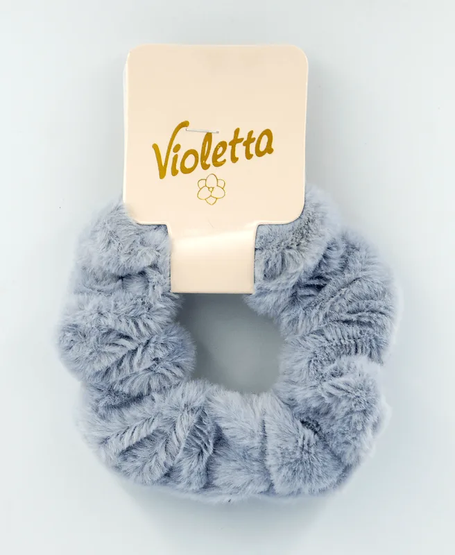 Хутряна резинка для волосся Violetta, CH-SM-23-496, 1 шт