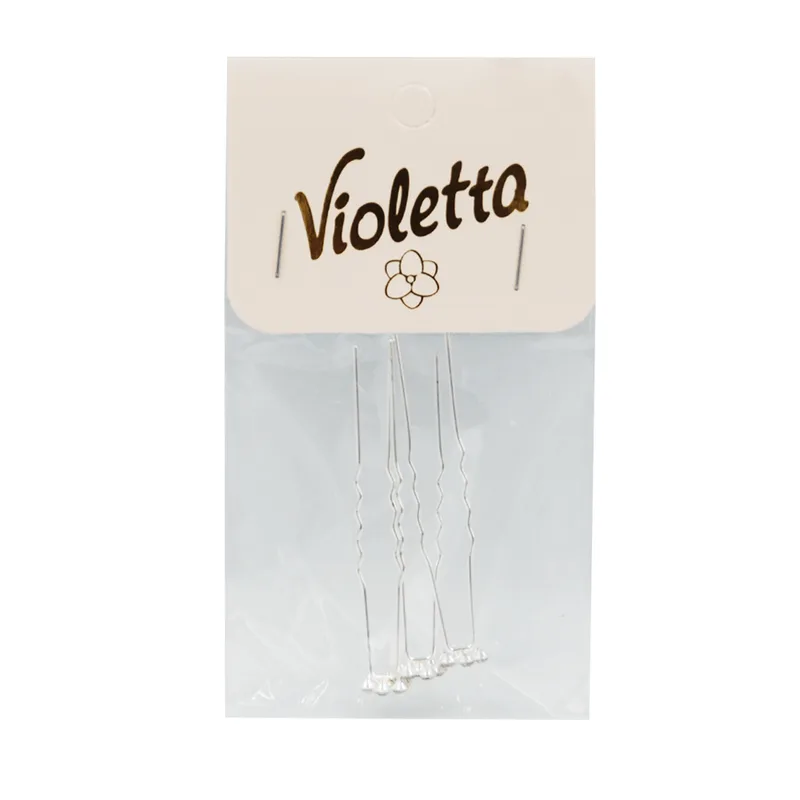 Violetta col. шпильки для волосся з прикрасою артикул CH-SM-23-520, 3 штуки