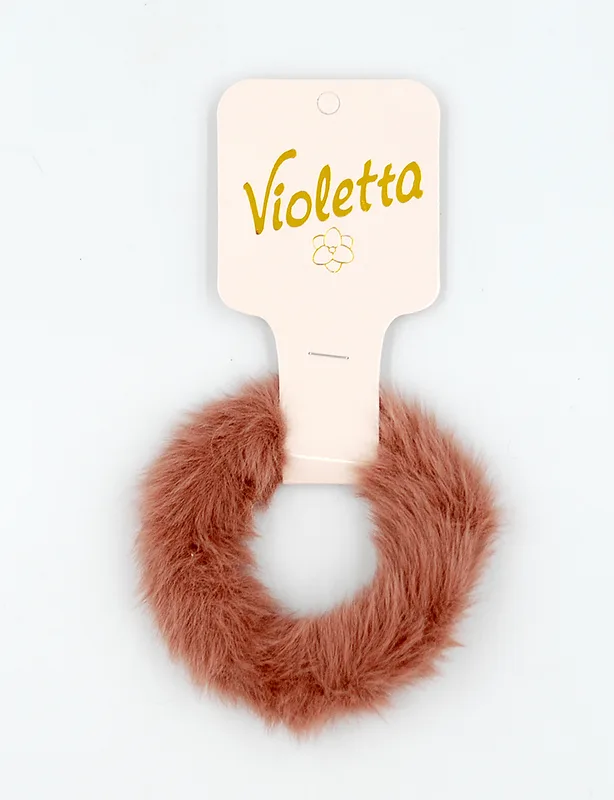 Violetta Резинка для волосся хутряна, 1шт