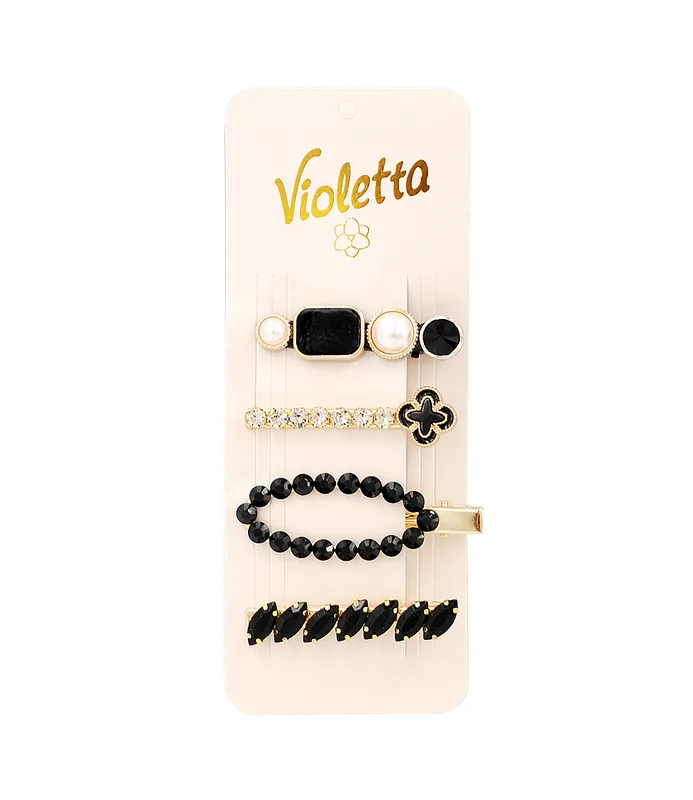 Violetta Набір з елегантних шпильок для волосся, 4шт