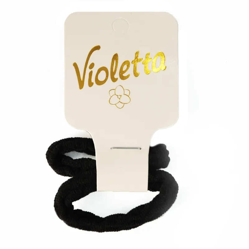 Violetta резинки для волосся чорні , 2 штуки