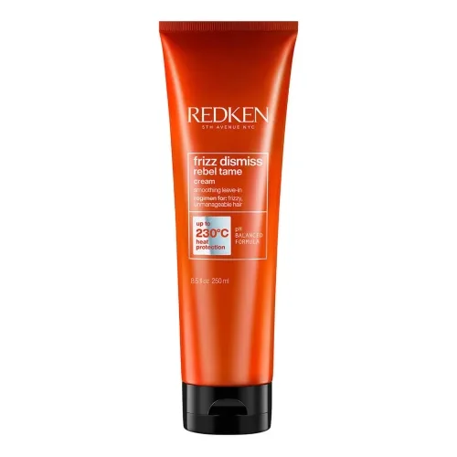 Незмивний крем для приборкання неслухняного волосся REDKEN Frizz Dismiss Rebel Tame Leave-In Cream — обʼєм 250 мл