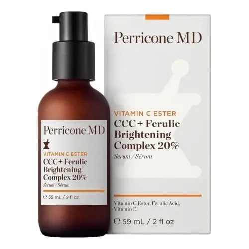 Сироватка для обличчя з вітаміном С 20% та феруловою кислотою PERRICONE MD Vitamin C Ester CCC+ Ferulic Brightening Complex 20% — обʼєм 59 мл