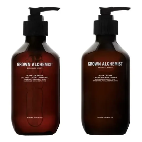 Розкішний Дует СПА очищення та живлення тіла GROWN ALCHEMIST Giving Body Cleanser & Cream Gift Set