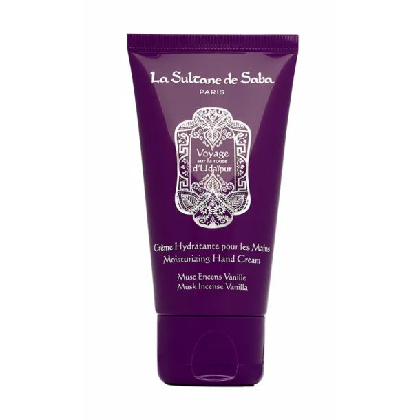Крем для рук "Мускус, ладан, ваніль" LA SULTANE DE SABA Moisturizing Hand Cream Musk Incense Vanilla — обʼєм 50 мл