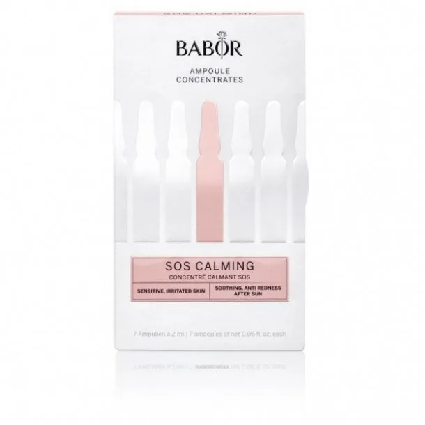 Заспокійливі Ампули для Обличчя Babor Ampoule Concentrates SOS Calming Sensitive, Irritated Skin 7*2 ml