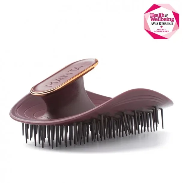 Щітка для Волосся Manta Healthy Hair Brush Burgundy/Rose Gold (Бордова)