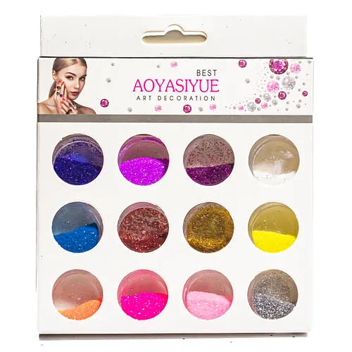 Блискітки для дизайну нігтів Aoyasiyue Art decoration Best W7 №01