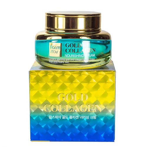 Крем для обличчя омолоджуючий FarmStay Gold Collagen з колагеном 55 мл