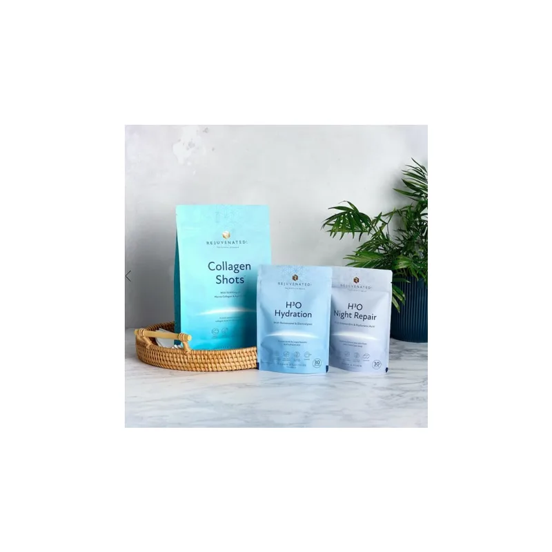 Rejuvenated RADIANT SKIN COLLECTION Зволожуючий Набір з 3 продуктів колагену для Сяяння Шкіри