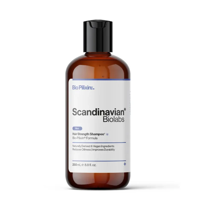 Scandinavian Biolabs Men Hair Strength Shampoo Зміцнюючий шампунь для чоловіків 250 мл