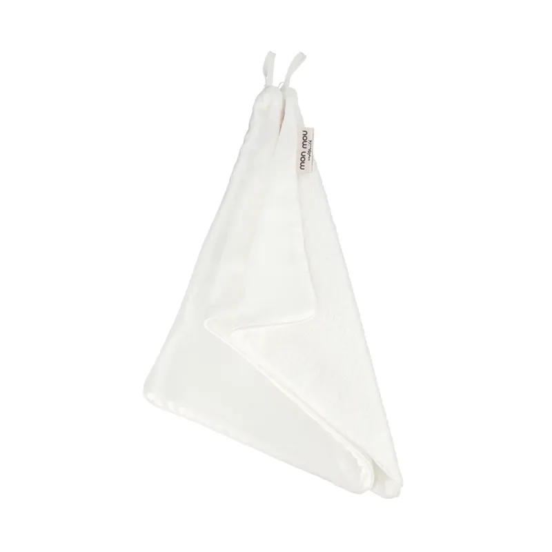 Mon Mou Soft Silk Towels White Набір шовкових рушників з махрою 2 шт