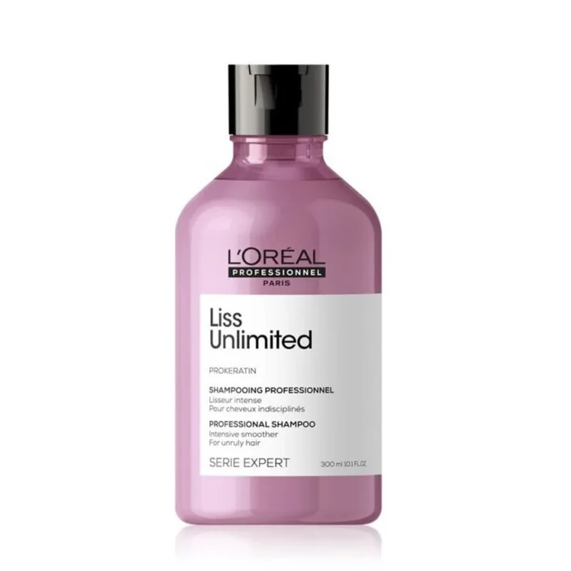L'Oreal Professionnel Serie Expert Liss Unlimited Prokeratin Shampoo Шампунь для розгладження неслухняного волосся 300 мл.