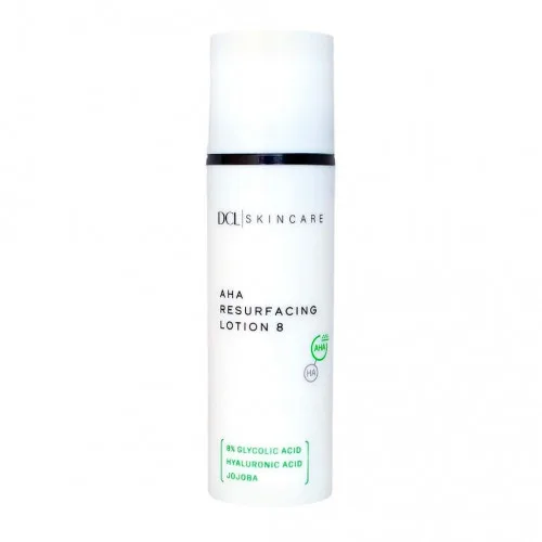 Реструктуруючий флюїд з гліколевою кислотою 8% м'якої дії DCL AHA Resurfacing Lotion 8 — обʼєм 50 мл