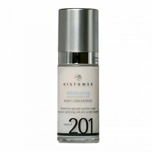 Сироватка нічна для вирівнювання тону шкіри - Histomer Whitening Night Concentrate FORMULA 201 30ml