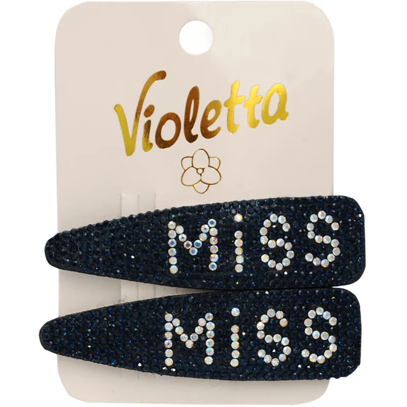 Violetta Стильні заколочки для волосся «Miss» , 2шт