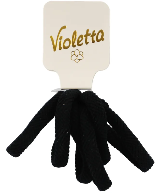 Резинки для волосся Violetta класичні чорні 6шт