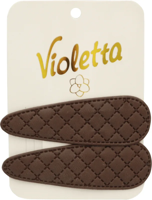 Заколки для волосся з текстурою: ніжний акцент в образі Violetta, 2 шт